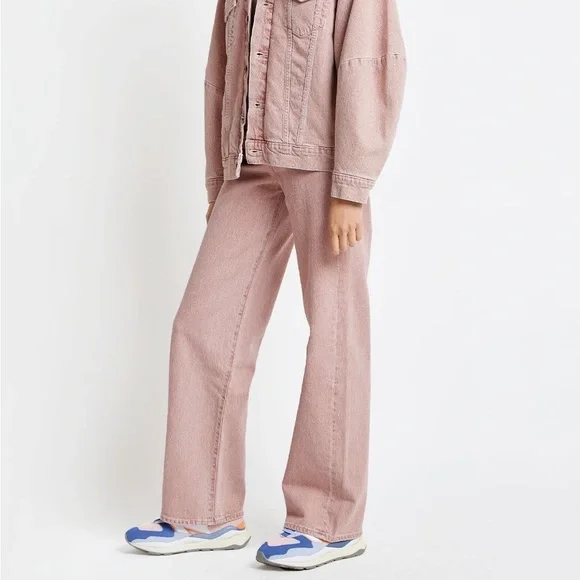 New Levi’s Made and Crafted High Loose Women's Jeans pink sand - Picture 5 of 11